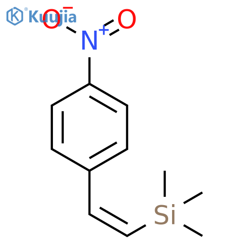 Silane, trimethyl[2-(4-nitrophenyl)ethenyl]-, (Z)- structure