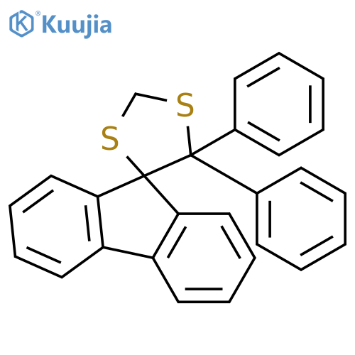 Spiro[1,3-dithiolane-4,9'-[9H]fluorene], 5,5-diphenyl- structure