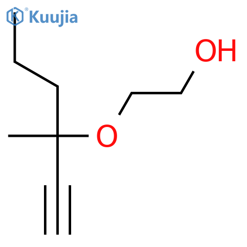 Ethanol, 2-(1-ethynyl-1-methylbutoxy)- structure