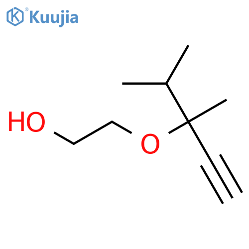 Ethanol, 2-[[1-methyl-1-(1-methylethyl)-2-propynyl]oxy]- structure