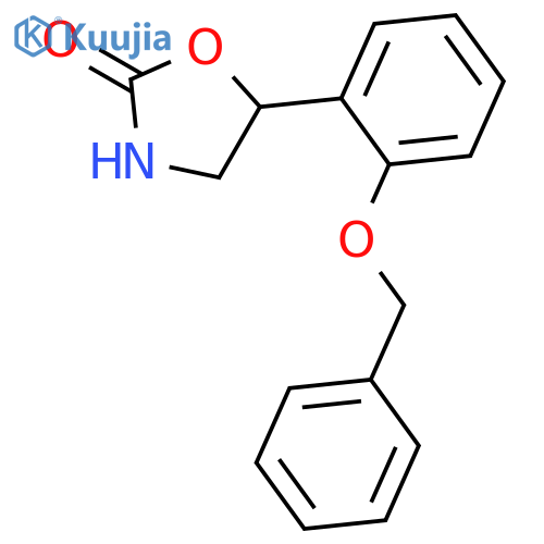 5-2-(benzyloxy)phenyl-1,3-oxazolidin-2-one structure