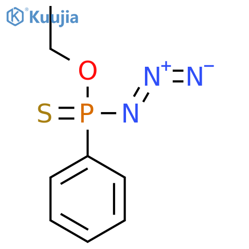 Phosphonazidothioic acid, phenyl-, O-ethyl ester structure