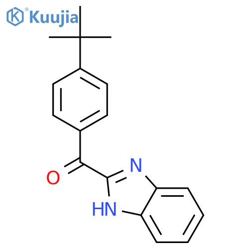 Methanone, 1H-benzimidazol-2-yl[4-(1,1-dimethylethyl)phenyl]- structure