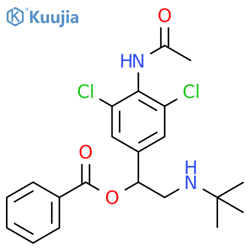 Acetamide,N-[4-[1-(benzoyloxy)-2-[(1,1-dimethylethyl)amino]ethyl]-2,6-dichlorophenyl]- structure