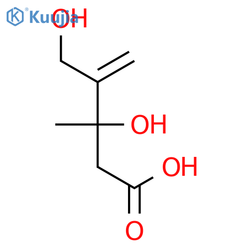 4-PENTENOIC ACID, 3-HYDROXY-4-(HYDROXYMETHYL)-3-METHYL- structure