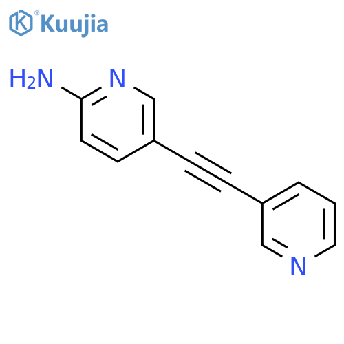 2-Pyridinamine, 5-(3-pyridinylethynyl)- structure