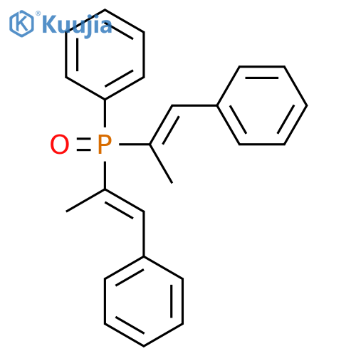 Phosphine oxide, bis[(1E)-1-methyl-2-phenylethenyl]phenyl- structure