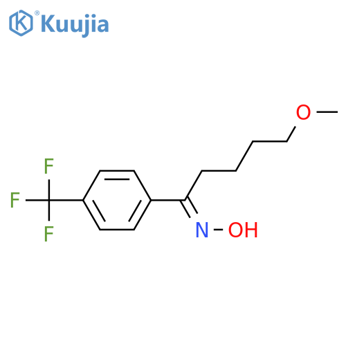 5-Methoxy-1-4-(trifluoromethyl)phenyl-1-pentanone Oxime(Fluvoxamine Impurity) structure