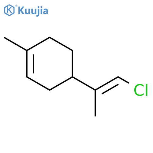 Cyclohexene, 4-(2-chloro-1-methylethenyl)-1-methyl- structure