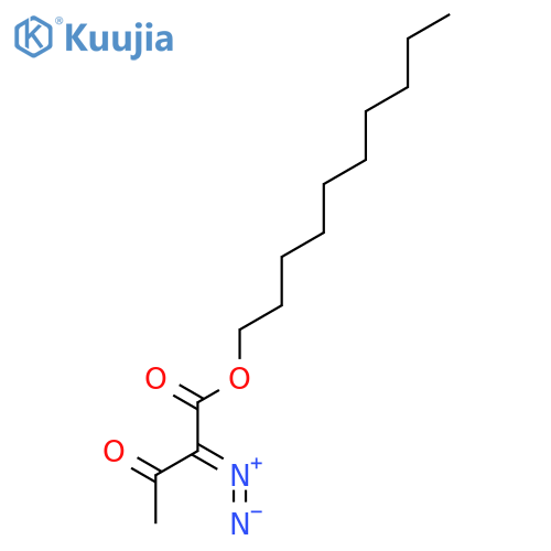 BUTANOIC ACID, 2-DIAZO-3-OXO-, DECYL ESTER structure