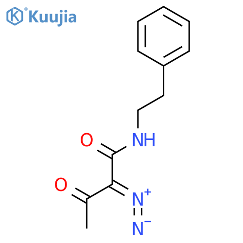 BUTANAMIDE, 2-DIAZO-3-OXO-N-(2-PHENYLETHYL)- structure