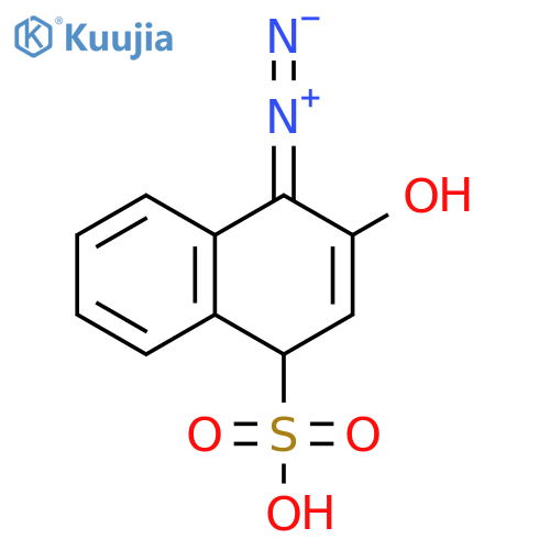 1,2-Naphthoxydiazo-4-sulfonic acid structure