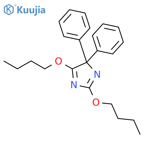 4H-Imidazole, 2,5-dibutoxy-4,4-diphenyl- structure