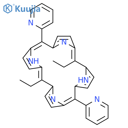 21H,23H-PORPHINE, 5,15-DIETHYL-10,20-DI-2-PYRIDINYL- structure