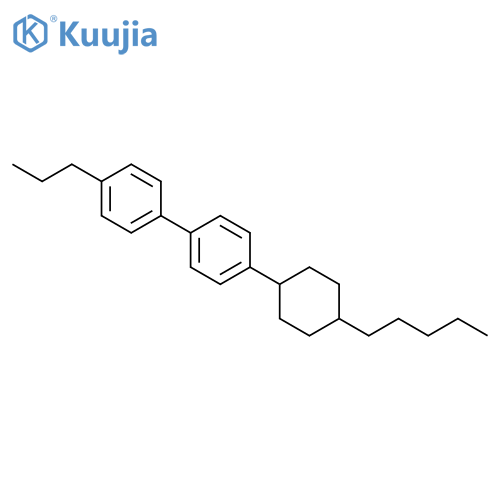 4-trans-N-Pentylcyclohexyl-4'-propylbiphenyl structure