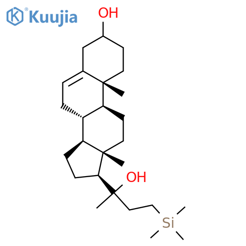 24-Norchol-5-ene-3,20-diol,23-(trimethylsilyl)-, (3b)- (9CI) structure