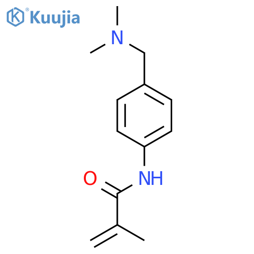 2-Propenamide, N-[4-[(dimethylamino)methyl]phenyl]-2-methyl- structure