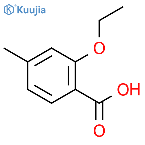 Benzoic acid, 2-ethoxy-4-methyl- structure
