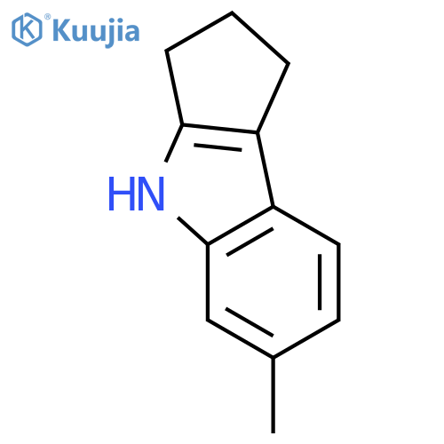 Cyclopent[b]indole, 1,2,3,4-tetrahydro-6-methyl- structure