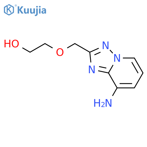 Ethanol, 2-[(8-amino[1,2,4]triazolo[1,5-a]pyridin-2-yl)methoxy]- structure