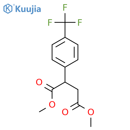 Butanedioic acid, [4-(trifluoromethyl)phenyl]-, dimethyl ester structure