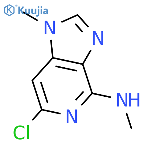 6-chloro-N,1-dimethyl-1H-Imidazo[4,5-c]pyridin-4-amine structure