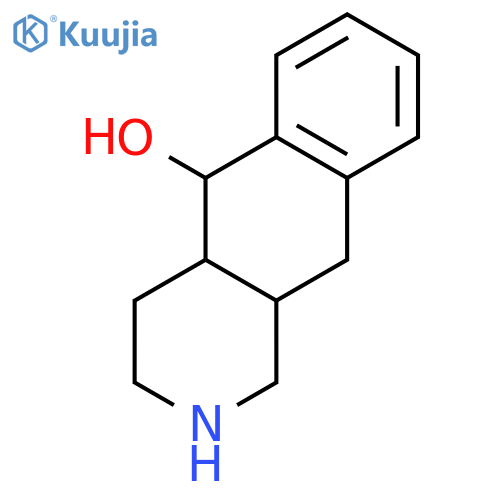 Benz[g]isoquinolin-5-ol, 1,2,3,4,4a,5,10,10a-octahydro- structure