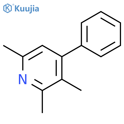 Pyridine, 2,3,6-trimethyl-4-phenyl- structure