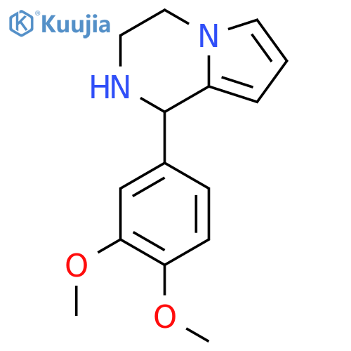 1-(3,4-Dimethoxyphenyl)-1,2,3,4-tetrahydropyrrolo1,2-apyrazine structure
