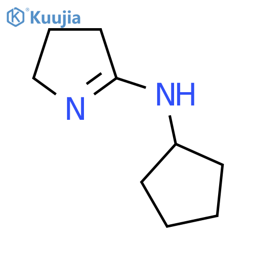N-Cyclopentyl-3,4-dihydro-2H-pyrrol-5-amine structure