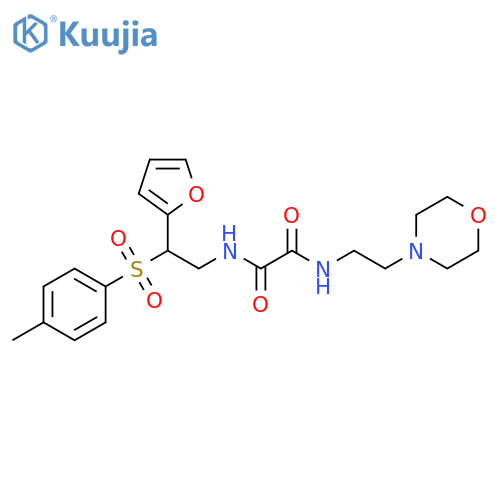 N-2-(furan-2-yl)-2-(4-methylbenzenesulfonyl)ethyl-N'-2-(morpholin-4-yl)ethylethanediamide structure