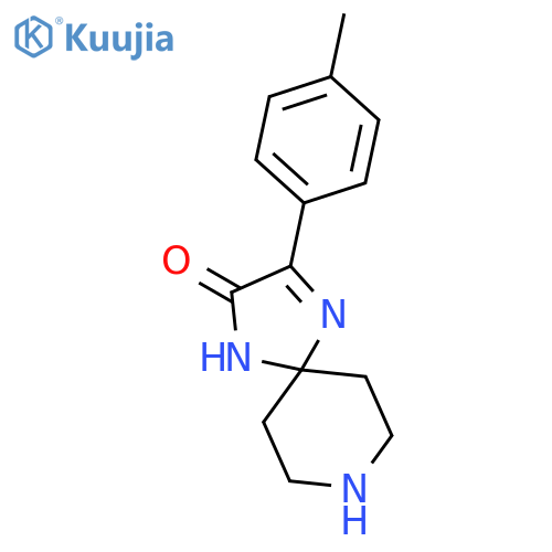 3-(p-tolyl)-1,4,8-triazaspiro4.5dec-3-en-2-one structure
