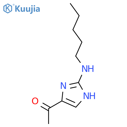 Ethanone, 1-[2-(pentylamino)-1H-imidazol-4-yl]- structure