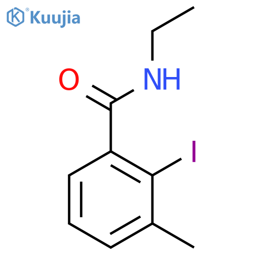 Benzamide, N-ethyl-2-iodo-3-methyl- structure