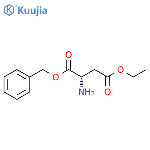 1-benzyl 4-ethyl (2S)-2-aminobutanedioate structure