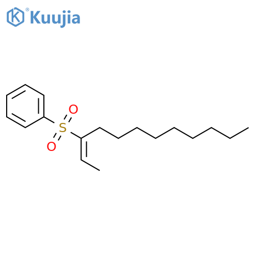 Benzene, [[(1E)-1-ethylidenedecyl]sulfonyl]- structure
