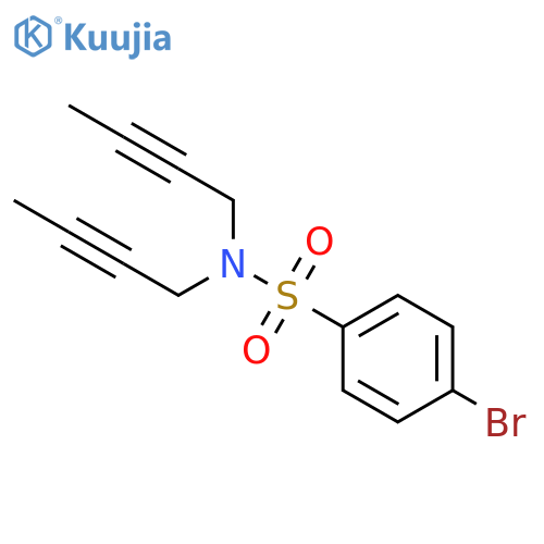 BENZENESULFONAMIDE, 4-BROMO-N,N-DI-2-BUTYNYL- structure
