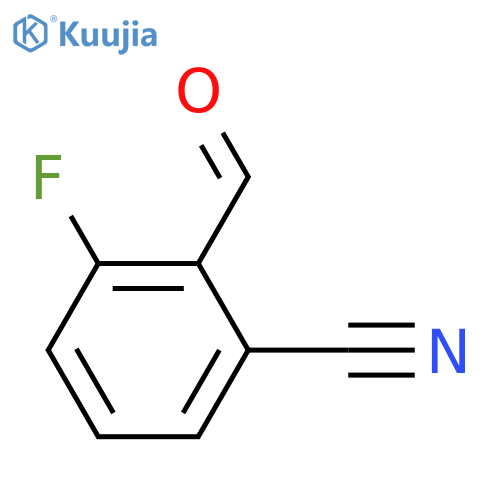 3-Fluoro-2-formylbenzonitrile structure