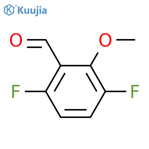 3,6-Difluoro-2-methoxybenzaldehyde structure