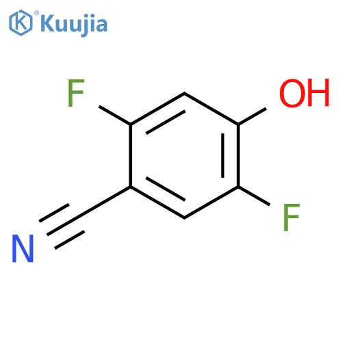 2,5-Difluoro-4-hydroxybenzonitrile structure