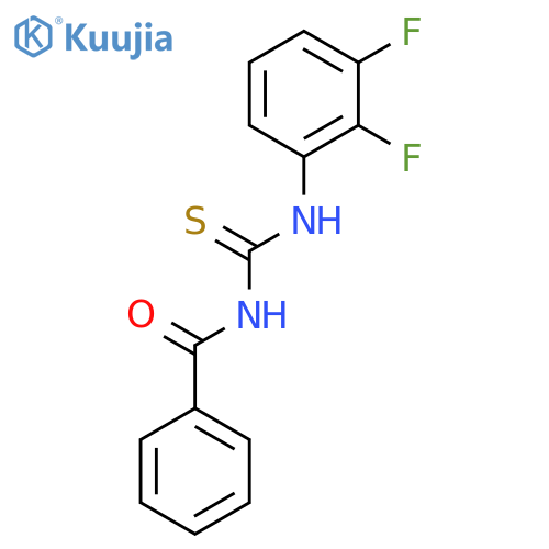 N-(2,3-Difluorophenyl)carbamothioylbenzamide structure