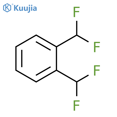 Benzene, 1,2-bis(difluoromethyl)- structure