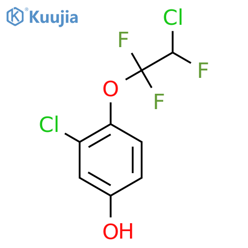 3-Chloro-4-(2-chloro-1,1,2-trifluoroethoxy)phenol structure