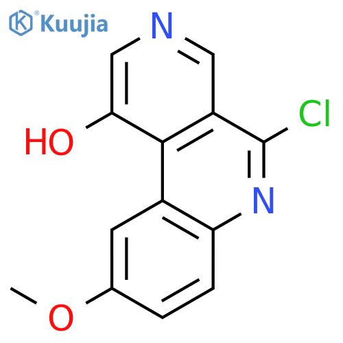 BENZO[C][2,7]NAPHTHYRIDIN-1-OL, 5-CHLORO-9-METHOXY- structure