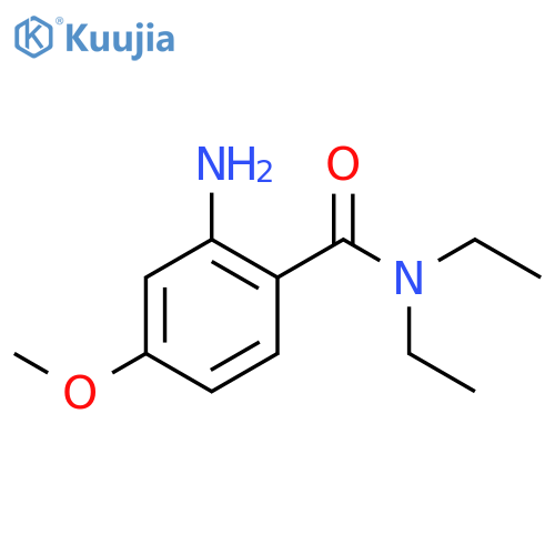 Benzamide, 2-amino-N,N-diethyl-4-methoxy- structure