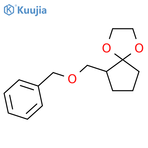 1,4-Dioxaspiro[4.4]nonane, 6-[(phenylmethoxy)methyl]- structure