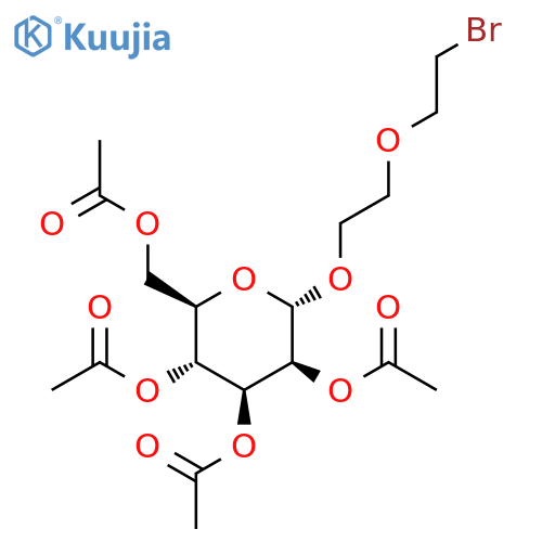 a-D-Mannopyranoside, tetraacetate-PEG2-bromide structure