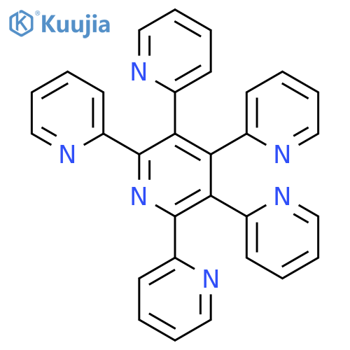 2,2':3',2''-Terpyridine, 4',5',6'-tri-2-pyridinyl- structure