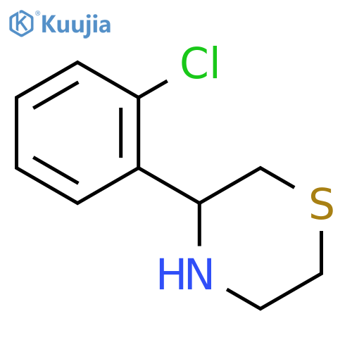 3-(2-Chlorophenyl)thiomorpholine structure
