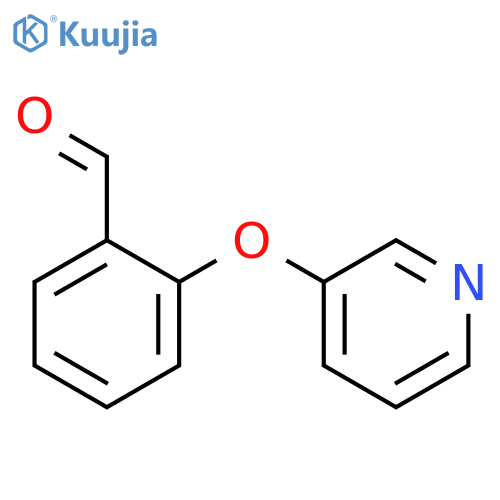 2-(pyridin-3-yloxy)benzaldehyde structure